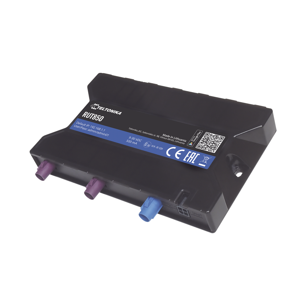 LTE Vehicle Router, with 2.4 GHz Wi-Fi and GPS locator, Bands B1, B2, B3, B4, B5, B7, B8, B28