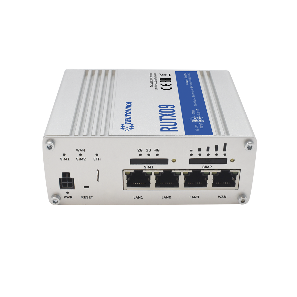 Industrial Router LTE (4.5G) Cat6, 4 Gigabit ports, Dual SIM slot, GNSS