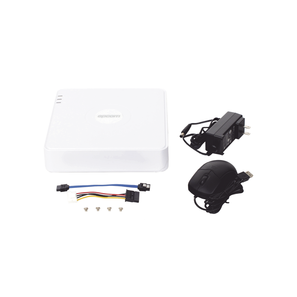 (AUDIO POR COAXITRON) DVR 8 Canales 2 Megapixel (1080p) Lite / 8 Canales TURBOHD + 2 Canales IP / 1 Bahía de Disco Duro / H.265+ / Salida de vídeo Full HD