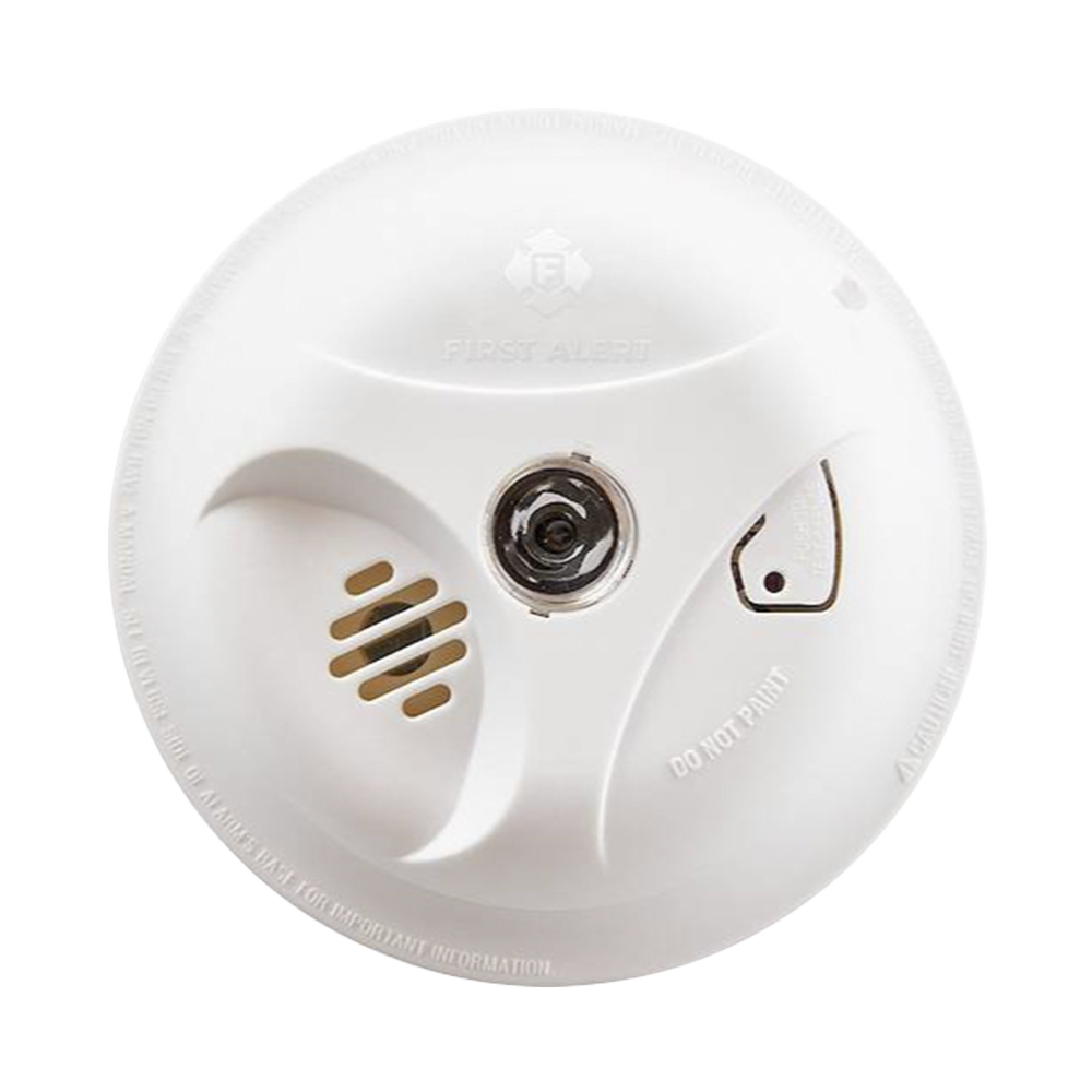 Detector de humo, autónomo, fotoeléctrico, con luz de escape