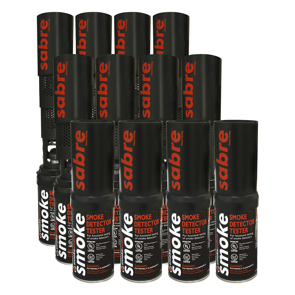Synthetic smoke aerosol for testing hand-held smoke detectors