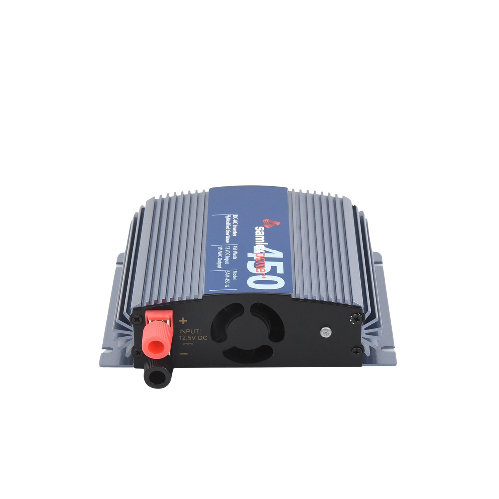 Power Inverter (DC-AC). Nominal Power 450 W, Input: 12 V DC, Output: 115 V AC 60 Hz