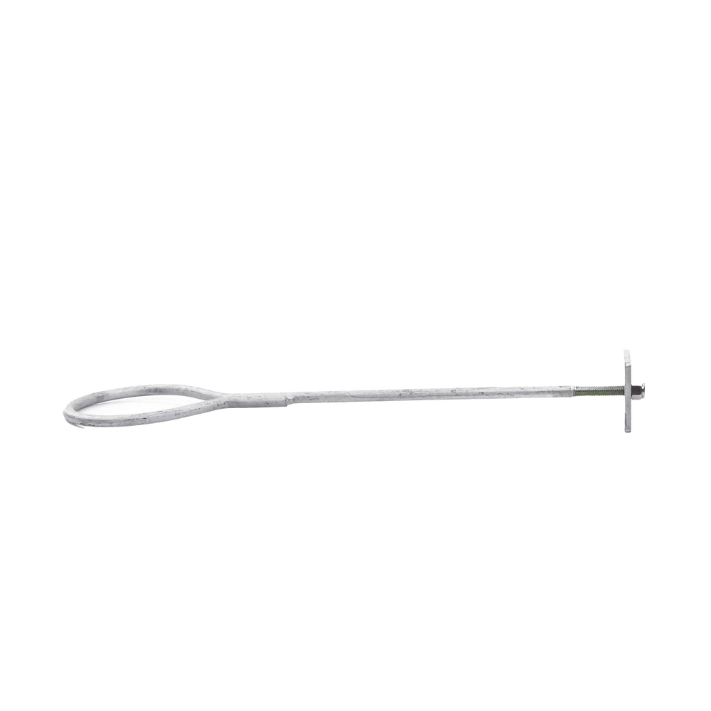 Ancla de Losa o Pared de 65 cm. de 1/2" de Grosor Galvanizado por Inmersión.