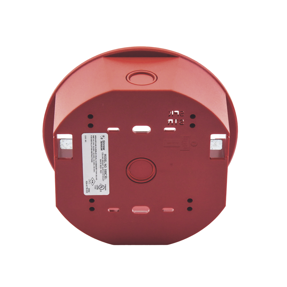 Ceiling Mount Box for Siren, Red Color, New Modern and Elegant Design