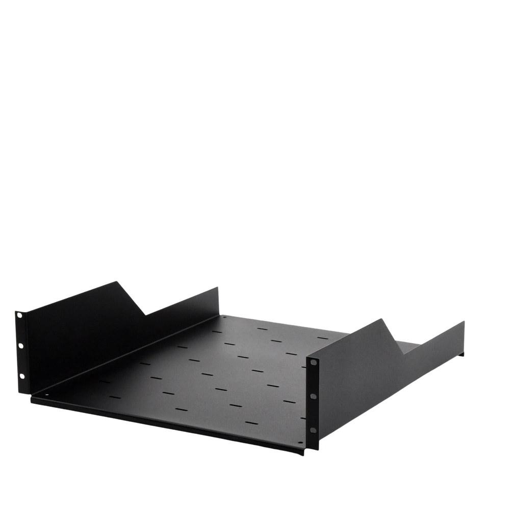 19" Rack Tray, 50 cm Deep, 3U. Load capacity: 30 kg.