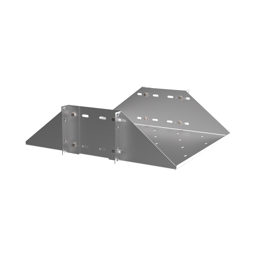 Galvanized Tray for Server or Ups. 19" Rack with 3 Units. Depth: 484 mm. 30 Kg Load.