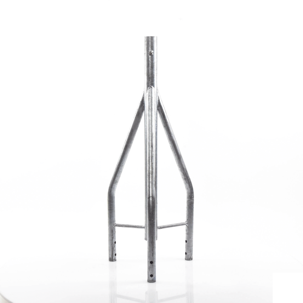 Finishing Section (Copete) for Section STZ-35G Hot-Dip Galvanized with Lightning Rod Clamps.