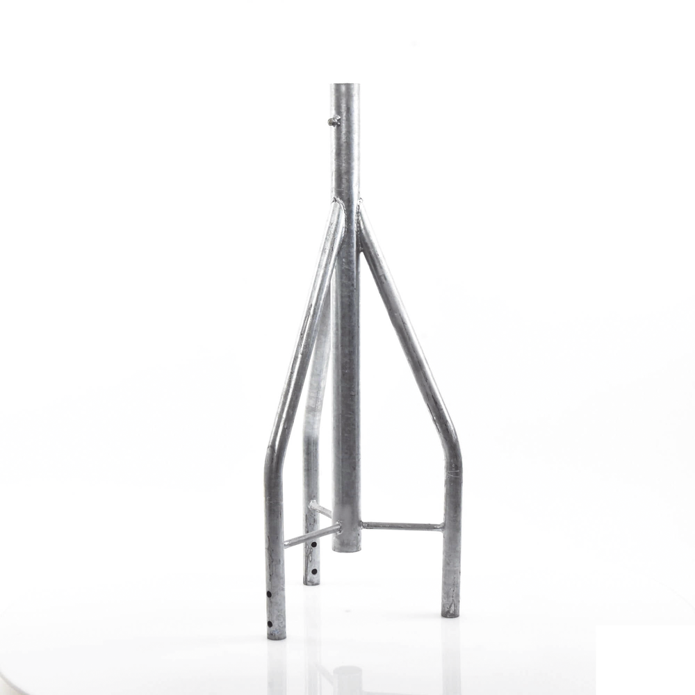 Finishing Section (Copete) for Section STZ-35G Hot-Dip Galvanized with Lightning Rod Clamps.