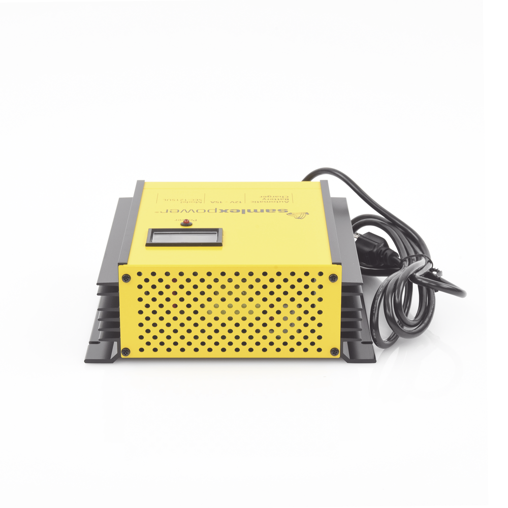 12 Volt, 15 Amp Lead Acid Battery Charger with DC Power Backup Function
