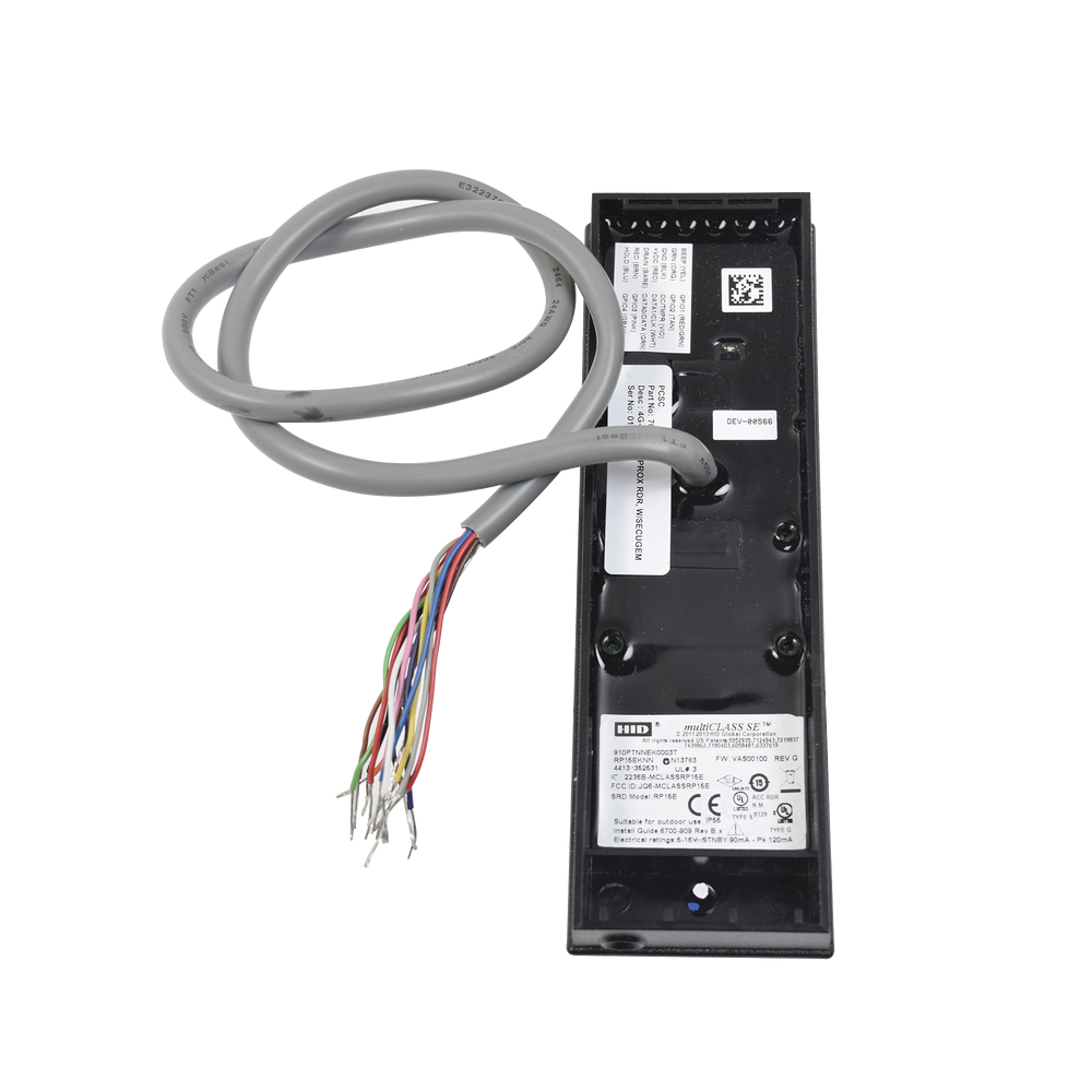 HID R15 Reader Proximity/Awid/iClass SEOS/iClass SE/ iClass SR/ iClass /Mifare Classic, DesFire, (SECURE TECHNOLOGY)