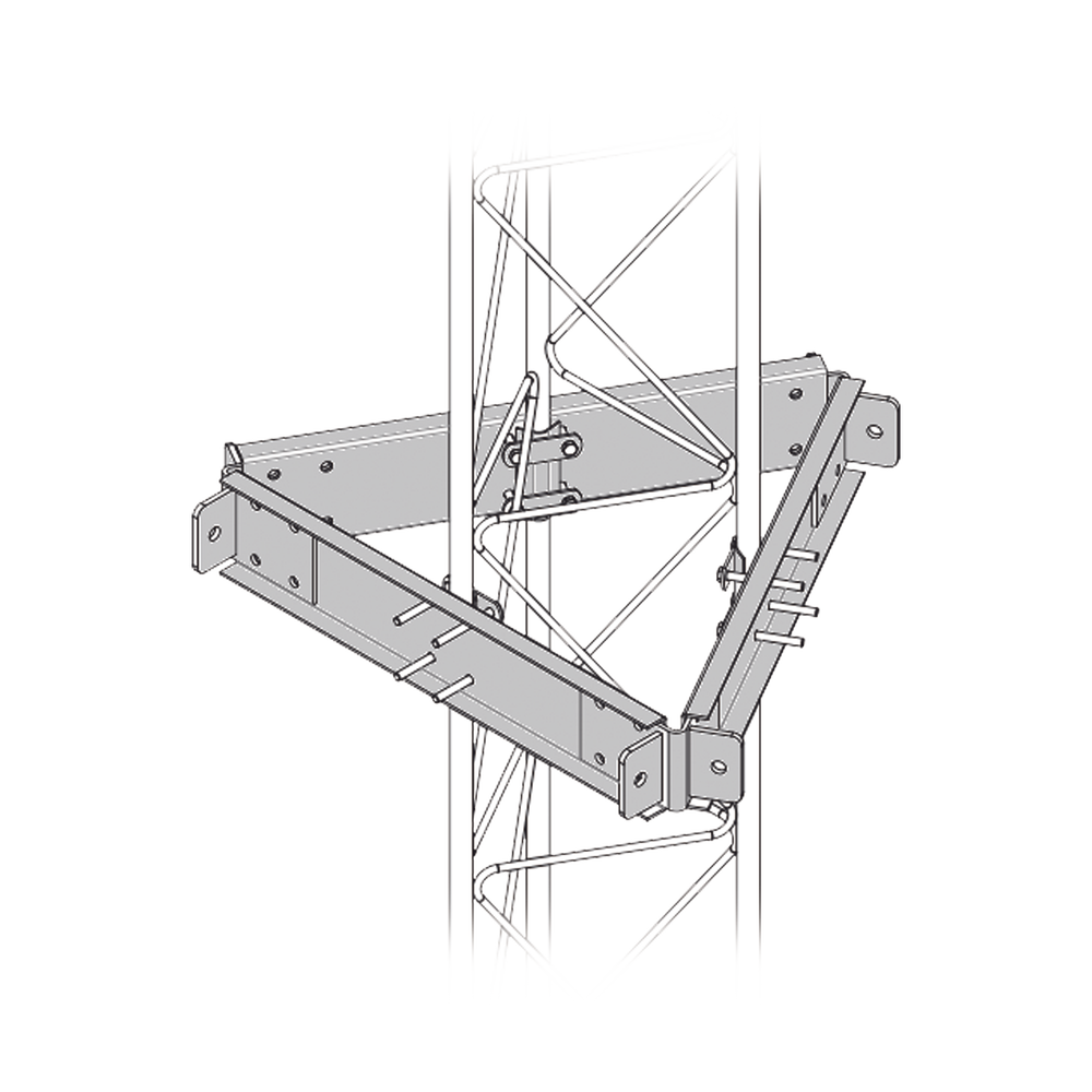 Estabilizador de Torre para Tramos STZ-45G Galvanizado por Inmersión en Caliente.
