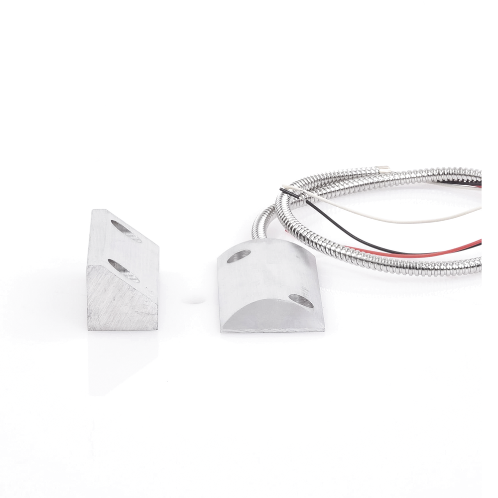 Magnetic Floor Contact, Dual NC/NO Output, 75mm GAP, Aluminum Cover with 55cm of Shielded Cable