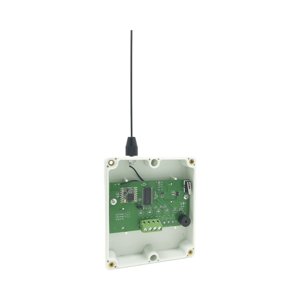 Wireless transmitter / 2 NO dry contact input / Maximum transmission distance 2500 meters (Line of sight)