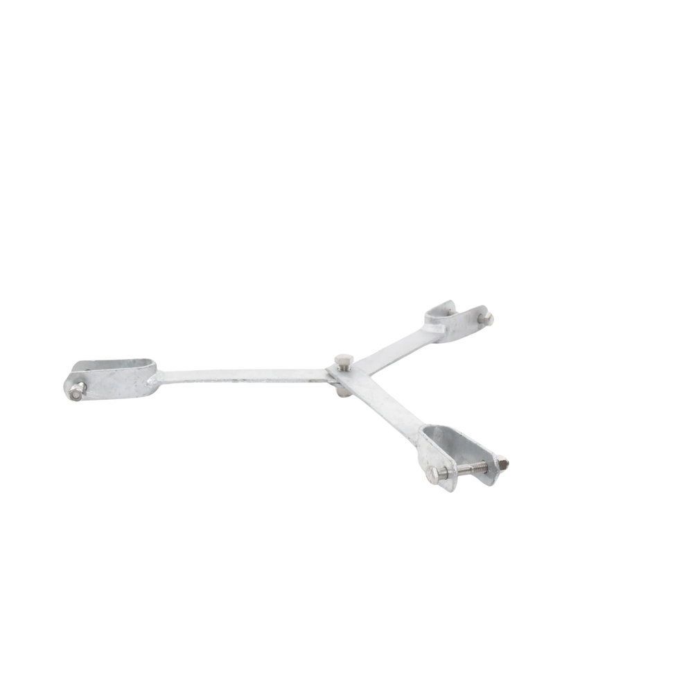 Brida para sujeción de retenida compatible con tramos STZ30G, Galvanizado por Inmersión en Caliente.