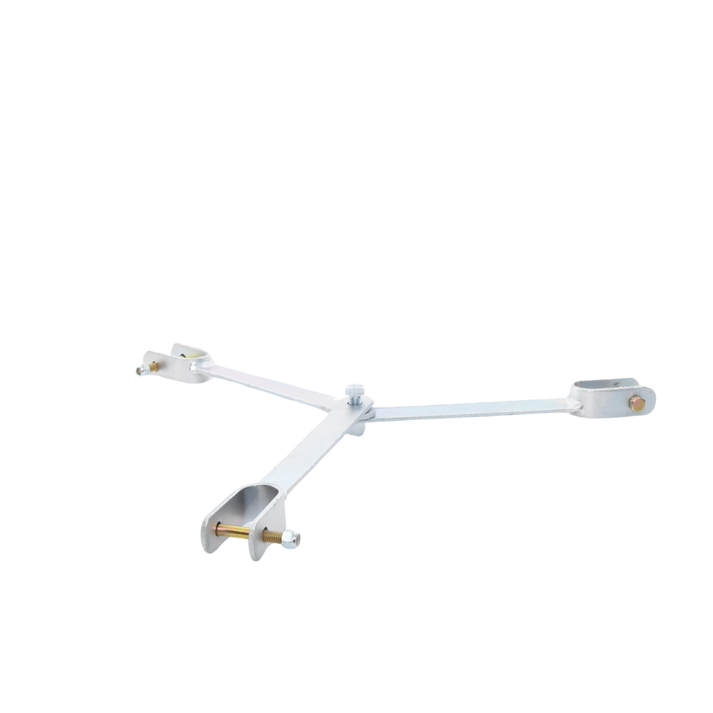 Flange for retaining support compatible with STZ45 sections, electrolytic galvanized.