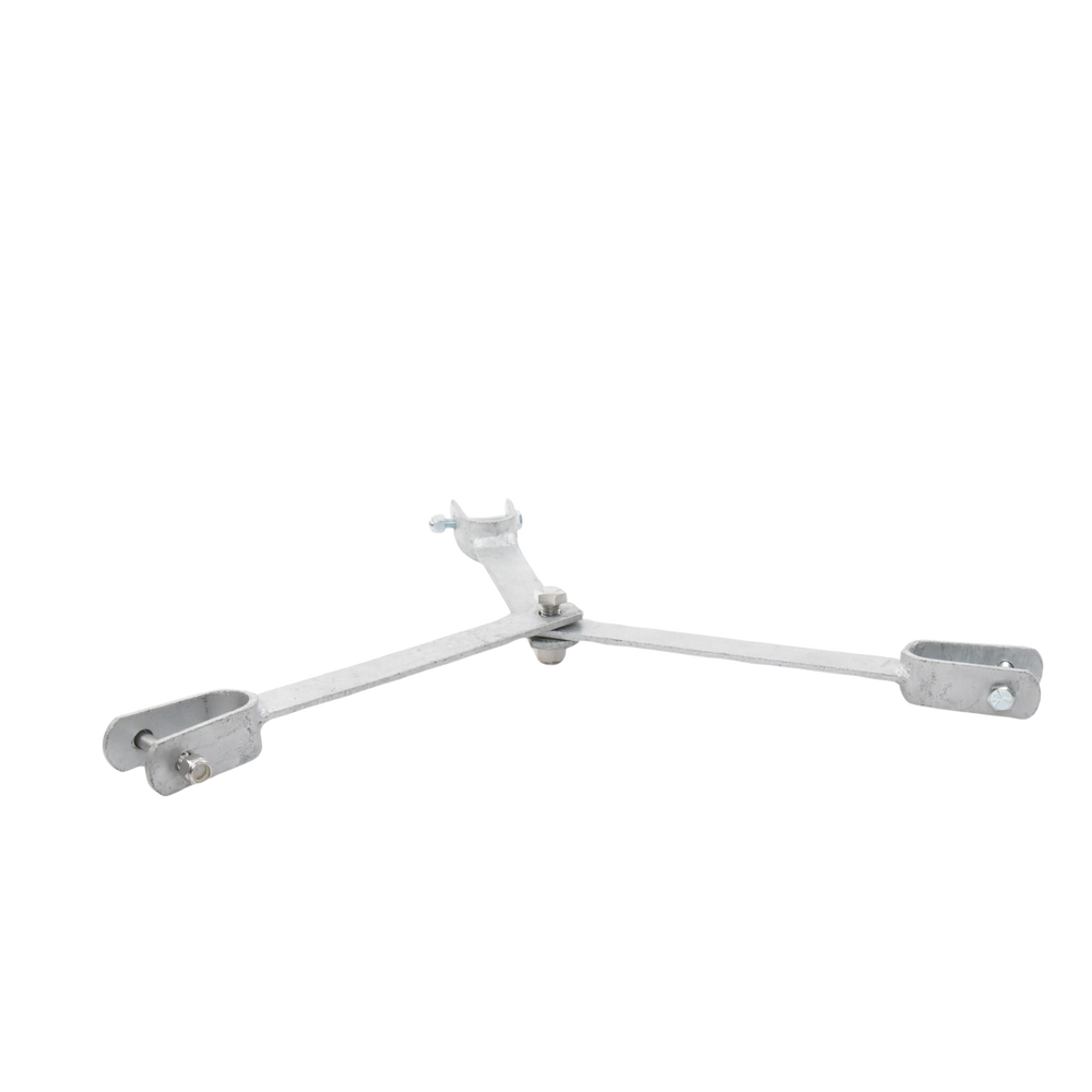 Flange for retaining support compatible with STZ45G sections, Hot-Dip Galvanized.