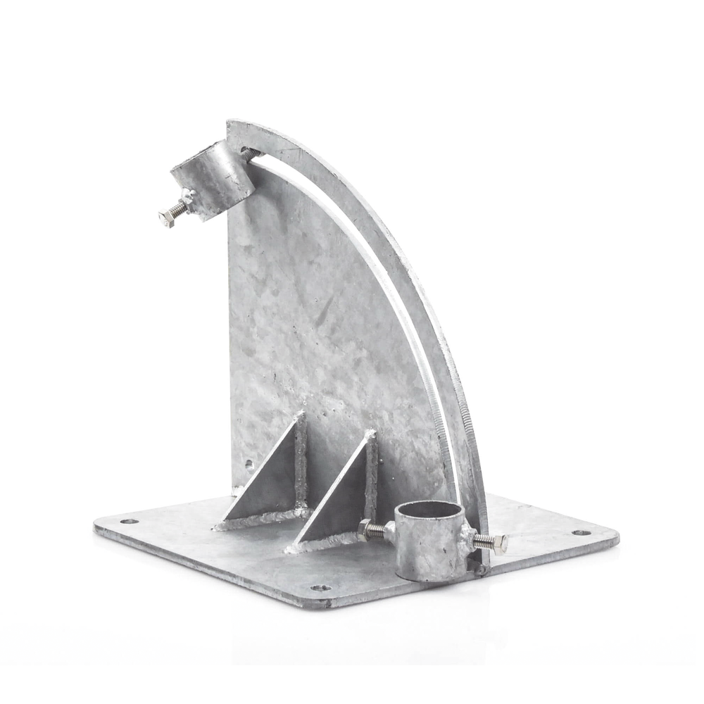 Angle-Adjustable Mast Base. Mast Diameters: 1" to 1-3/4"