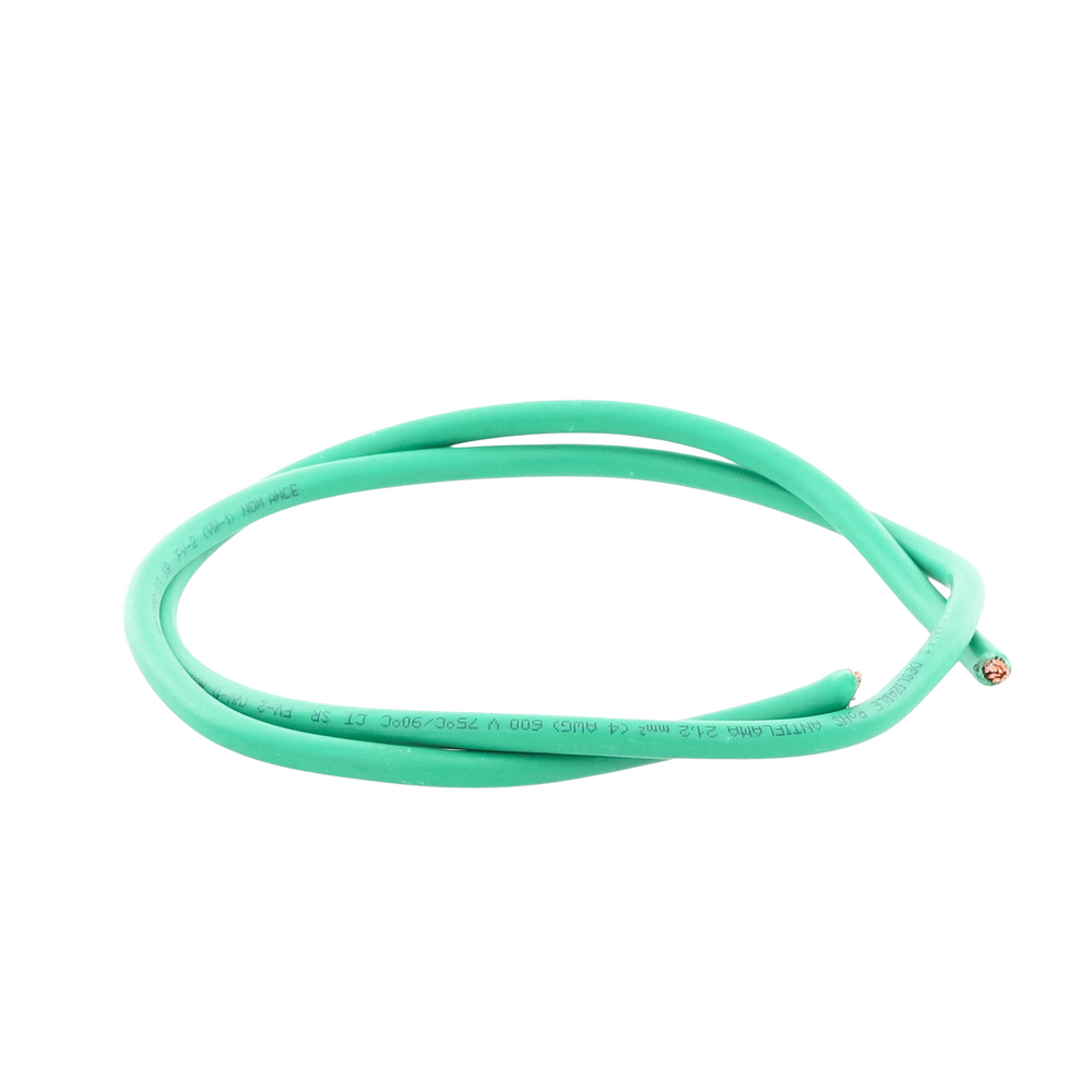 THW-LS Coated Copper Cable Gauge 4 AWG 19 Wires Green Color (Sold by Meter)