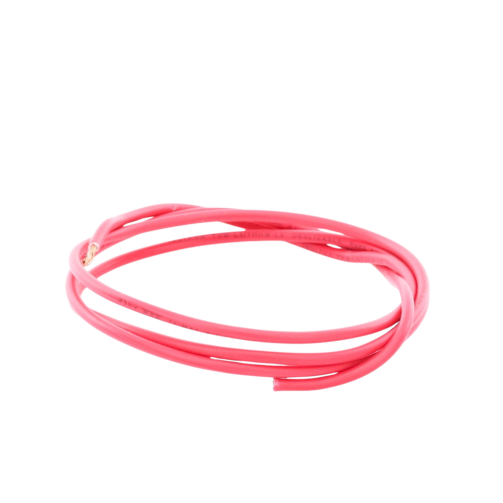 THW-LS Coated Copper Electrical Cable Gauge 14 AWG 19 Wires Red Color (100 meters)