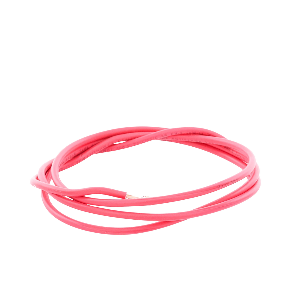 THW-LS Coated Copper Electrical Cable Gauge 14 AWG 19 Wires Red Color (100 meters)