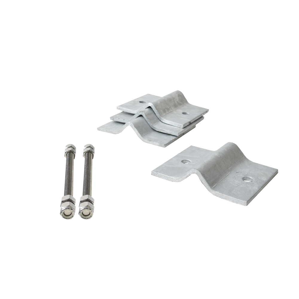 Herraje Adaptador de Mástil para Diámetros desde 3/4" hasta 2-1/4". Galv. en Caliente.