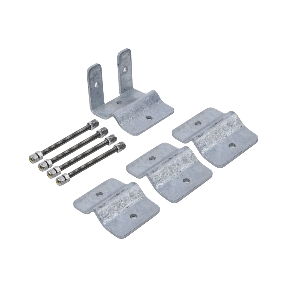 Cross Adapter Hardware for Mast for Diameters from 7/8" to 2".