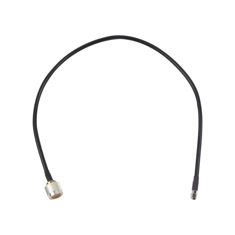 Cable LMR-240UF (Ultra Flex) de 60 cm con conectores N Macho y SMA Macho.