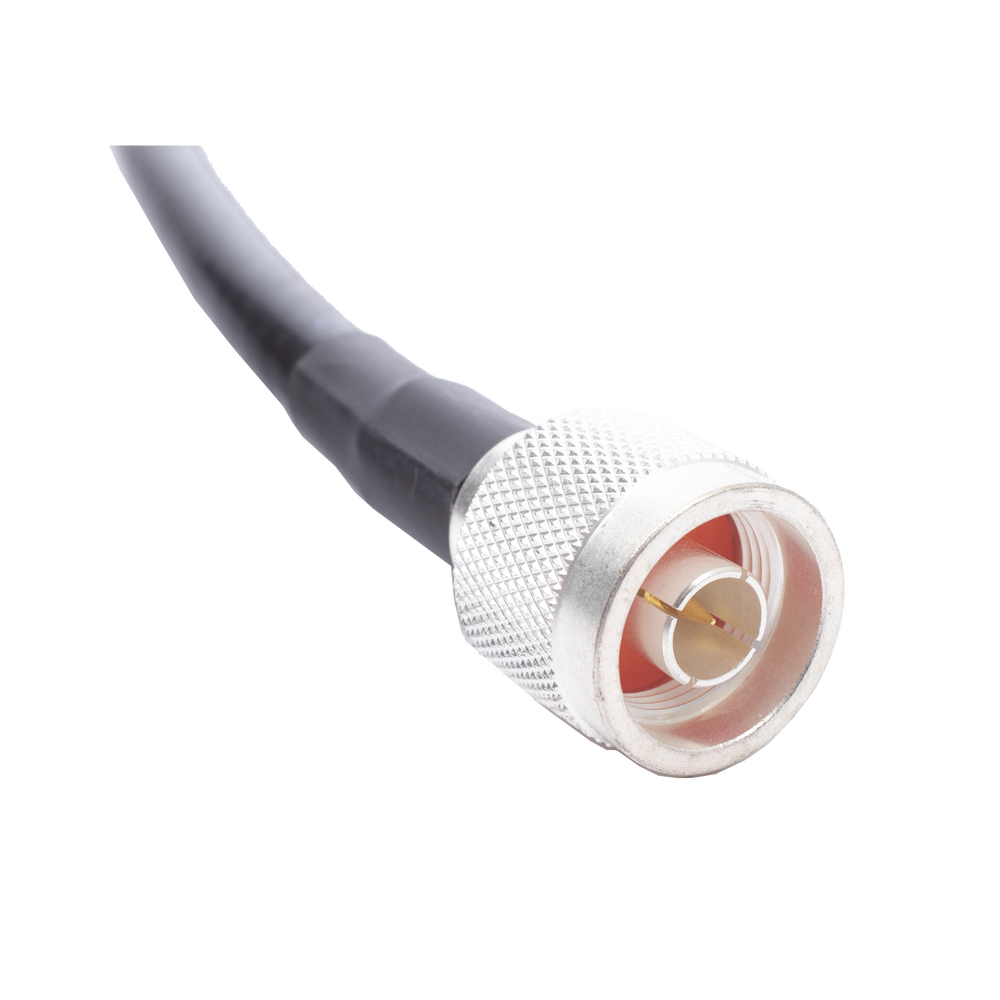 Cable RF400, con conductores N Macho en ambos extremos.