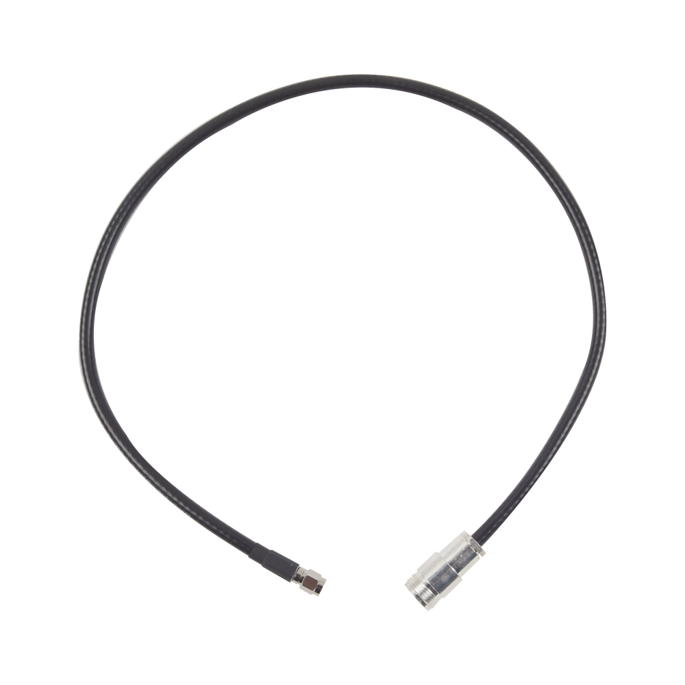 Cable LMR-240UF (Ultra Flex) de 60 cm con conectores N Hembra y SMA Macho.