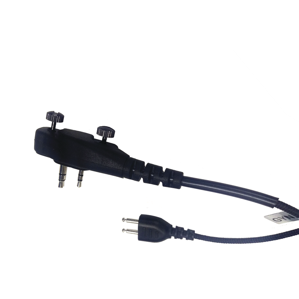 1-wire braided fiber earpiece microphone with SNAP system for Icom IC-F4003/4013/2000/4021/4031/4210/4230/IC-F14/3021/3013/3103/3003/1000/2000/S/T radios (with screws)