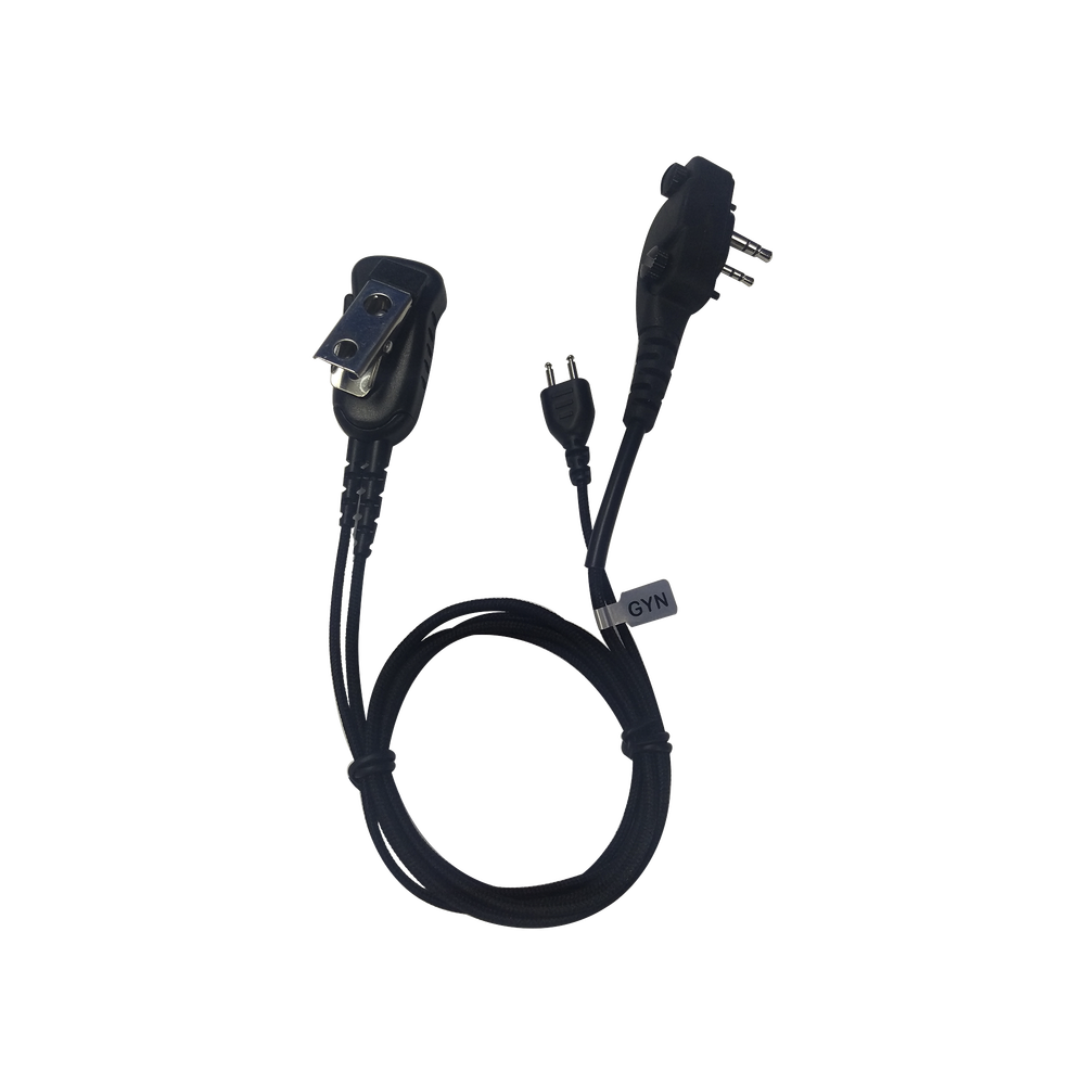 1-wire braided fiber earpiece microphone with SNAP system for Icom IC-F4003/4013/2000/4021/4031/4210/4230/IC-F14/3021/3013/3103/3003/1000/2000/S/T radios (with screws)