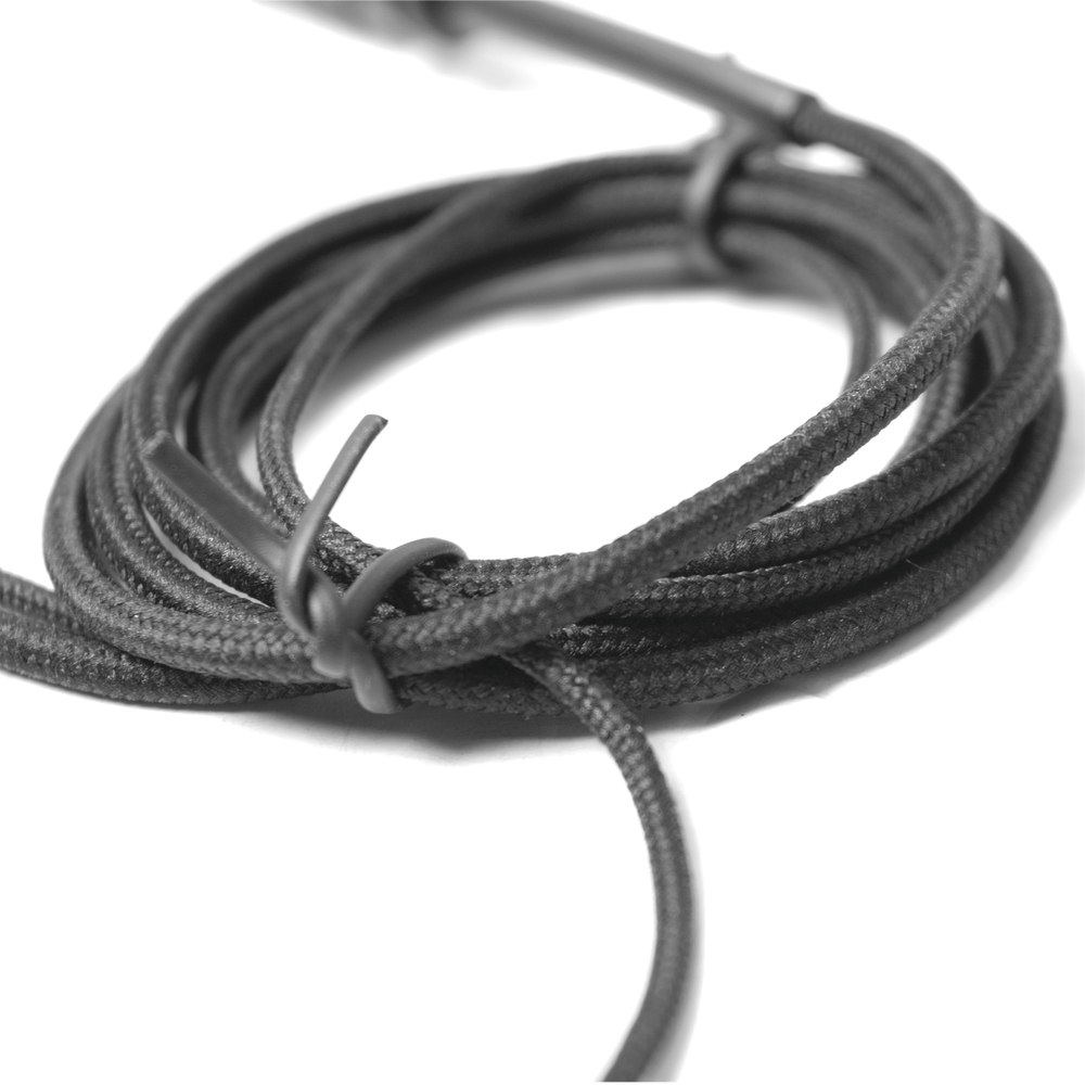 DISCREET HEADSET LAPEL MICROPHONE WITH ULTRA RESISTANT BRAIDED FIBER CABLE FOR HYT TC-500/ 518/ 600/ 610/ 620/ 700/ 1600/ 70EX. MOTOROLA GP300/ SP50/ P1225/ PRO3150/ EP450/ EP350/ MAG ONE/ RDU2020/ XV2600.