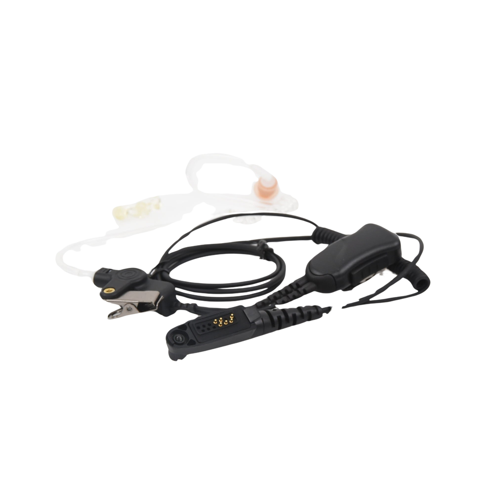 DISCREET LAPEL MICROPHONE WITH EARPHONE FOR MOTOROLA EX-500 / 600 / PRO5150 ELITE / GL2000 / GP328PLUS / GP338PLUS.