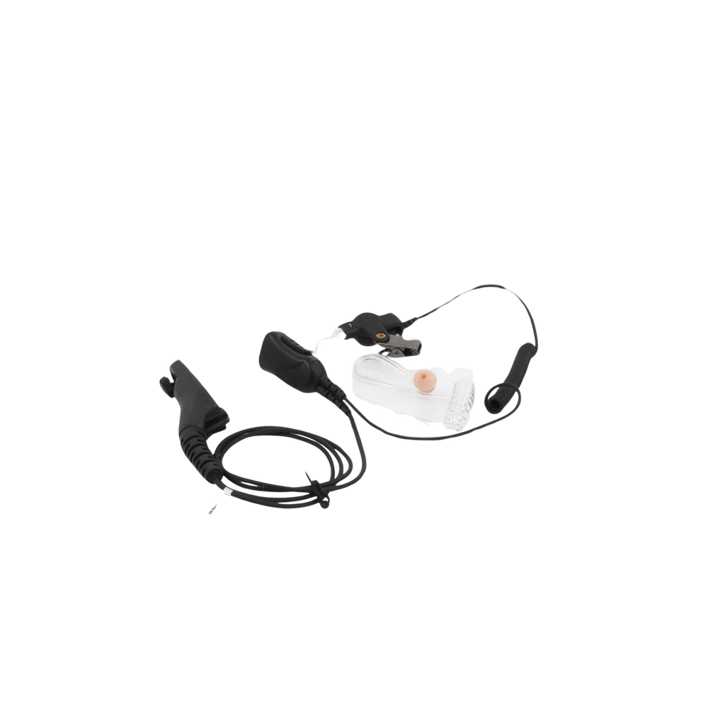MICRÓFONO DE SOLAPA CON AUDÍFONO DISCRETO P/ MOTOROLA (MOTOTRBO) XPR6500 / XPR6550 / DGP4150 / DGP6150/ DGP8550 / DGP5550 / APX7000.