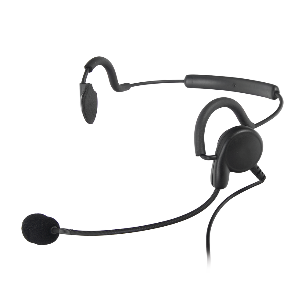 DIADEMA POR DETRÁS DE LA CABEZA CON BOMM FLEXIBLE P/ ICOM ICF-1000D/ ICF-2000D.