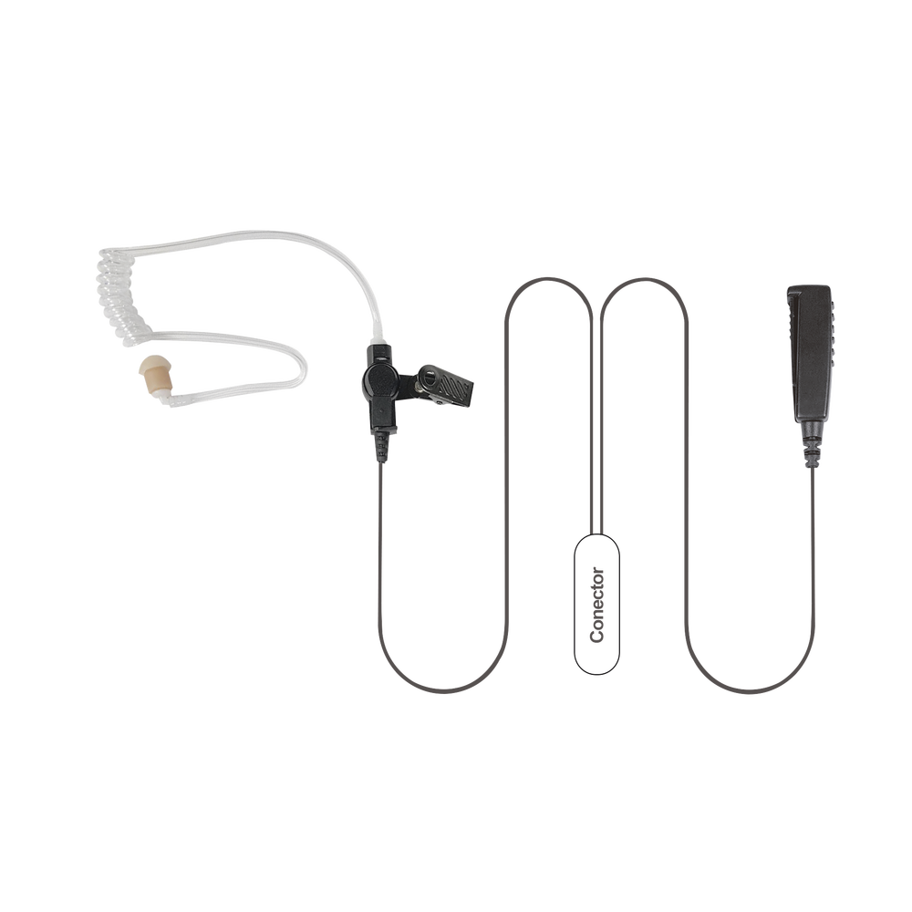 2-WIRE HEADSET MICROPHONE FOR KENWOOD 80/ 90/ 140/ 180/ NX200/ 410 Series.