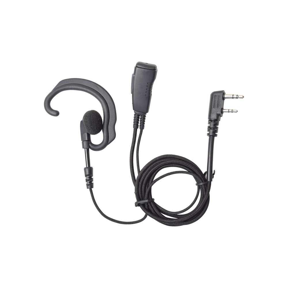Micrófono Audífono de Solapa Estilo Gancho / CABLE FIBRA TRENZADA KEVLAR ULTRA RESISTENTE Para KENWOOD Serie G/3230/2102G/2202L/2212L/2170/2360/2302/2312/2000/2402/NX220/NX240/TKD240