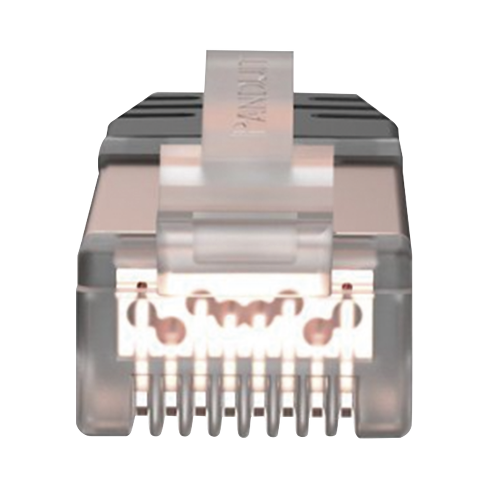 Cat6A Shielded RJ45 Plug, For 23-24 AWG Cable, 50 Micron Gold Plated, 100-Pack