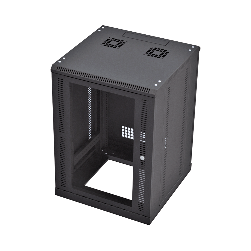 Gabinete Profesional para Telecomunicaciones de 16UR, 600 mm Profundidad.