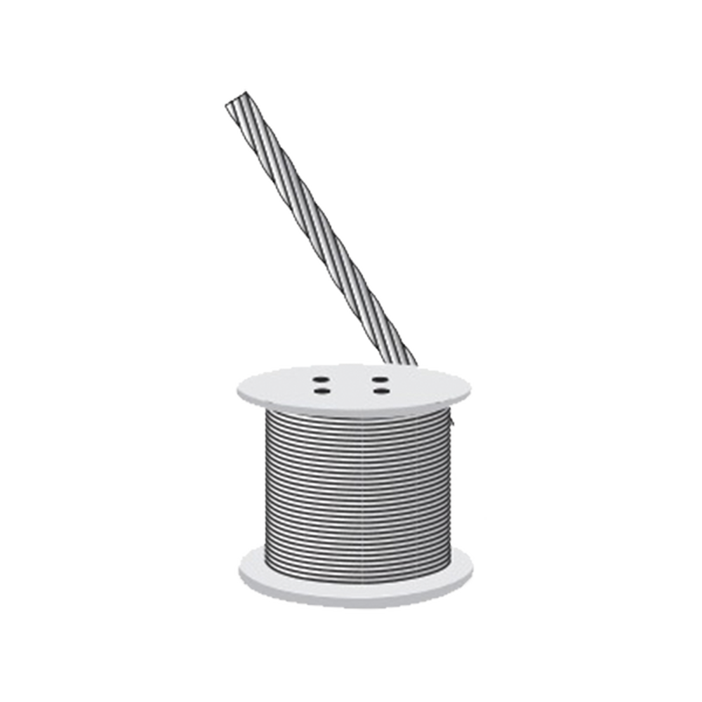 Cable de retenida 5/16", 3629 kg de resistencia (Precio por Metro).