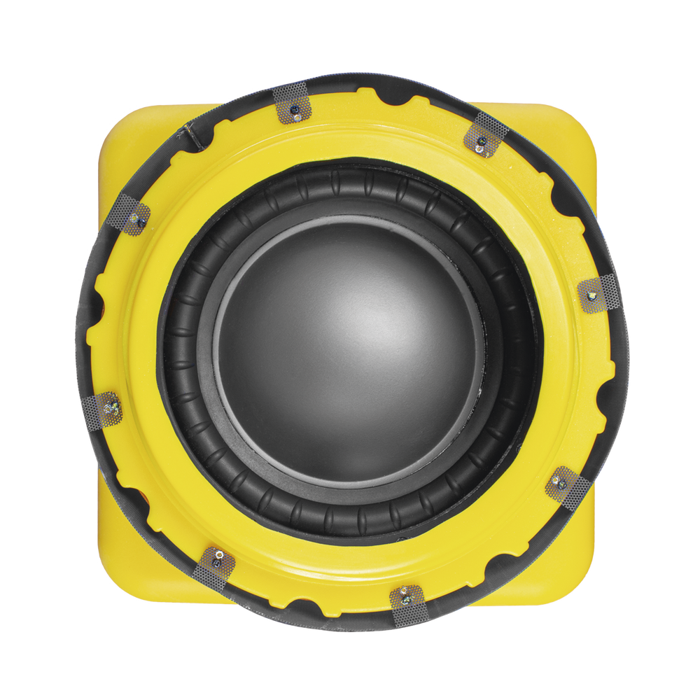 SubTerrain 10" 200 Watt 4 Ohm Underground Subwoofer, Yellow