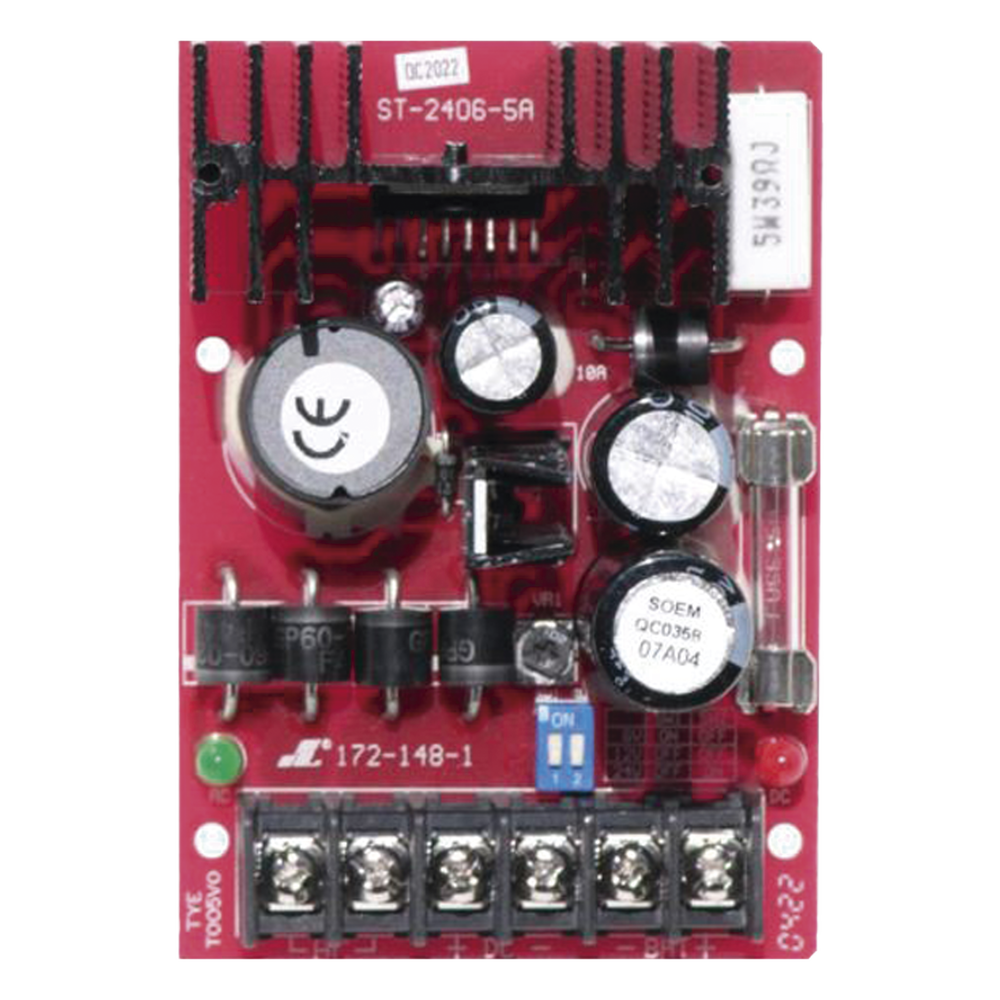 Fuente de Alimentación y Cargador / 6 o 12 o 24 Vcd / 4.0 A Continuo / Protección contra corto circuito