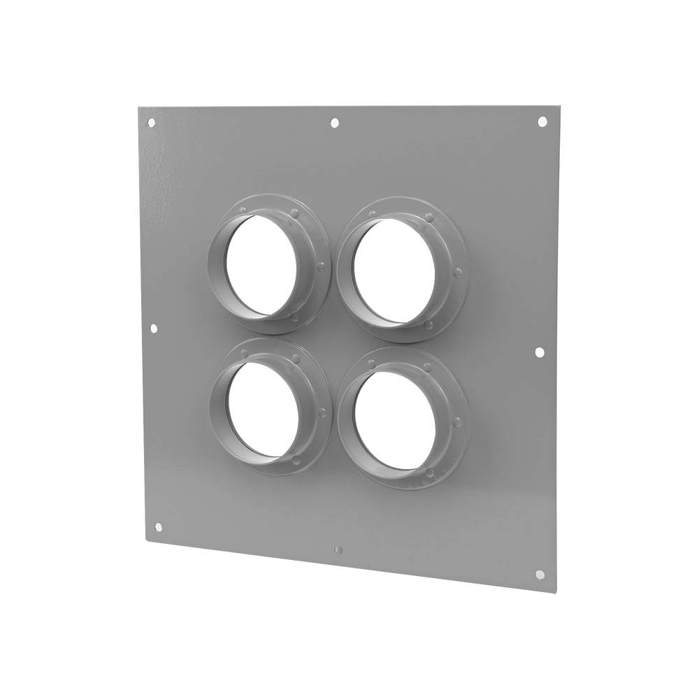 Wall Plate with Capacity for 4 x 4" Boots