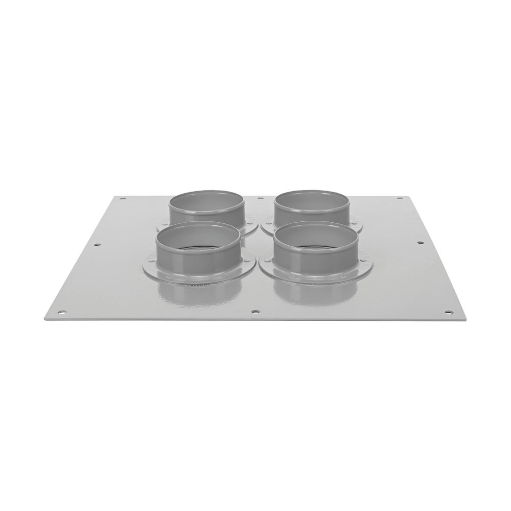 Wall Plate with Capacity for 4 x 4" Boots