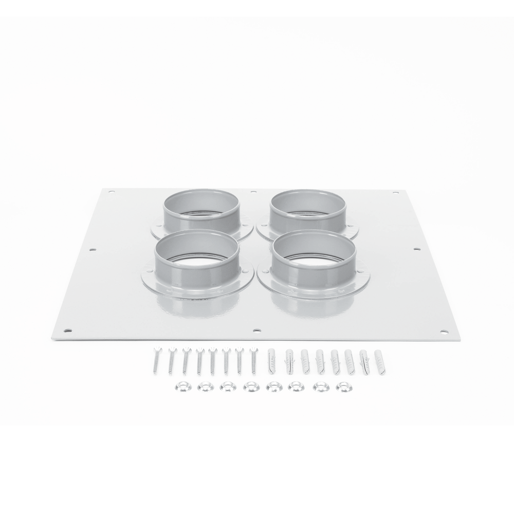 Wall Plate with Capacity for 4 x 4" Boots