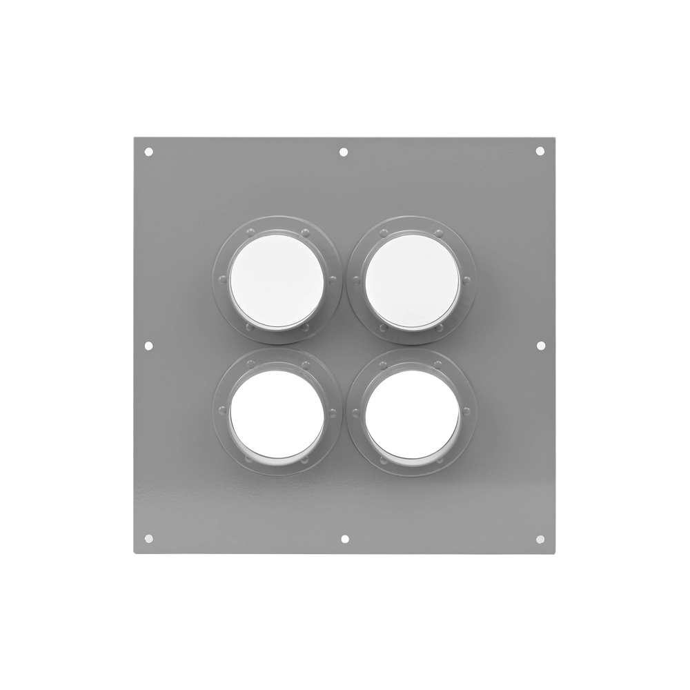 Placa Pasamuros Con Capacidad de 4 Botas de 4"