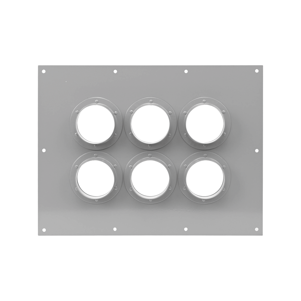 Placa Pasamuro Con Capacidad de 6 Botas de 4"