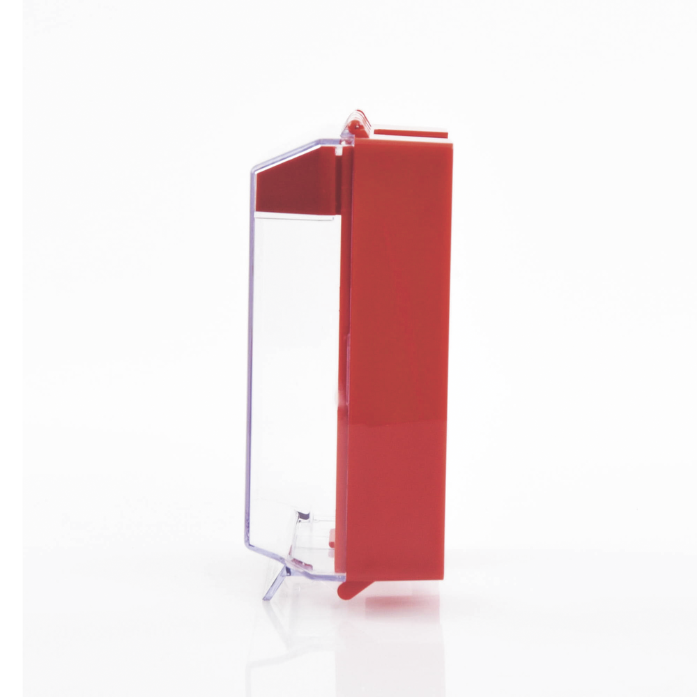 Universal Clear, Low Profile Cover with Spacer, Spanish Fire Text, Audible and Visible Notification