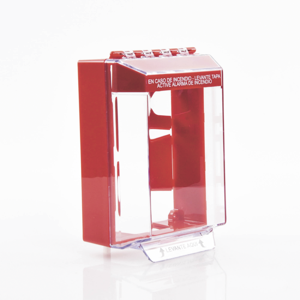 Universal Clear, Low Profile Cover with Spacer, Spanish Fire Text, Audible and Visible Notification