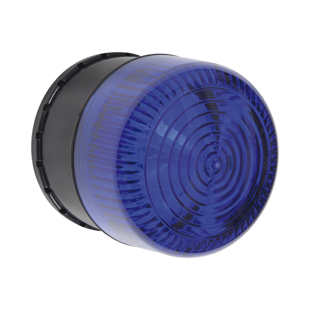 Alarma de Una Zona para Uso en Exterior, Notificación Audible y Visible, Color Azul